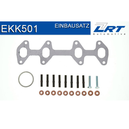 Montagesatz abgaskrümmer - 1x, montagesatz,